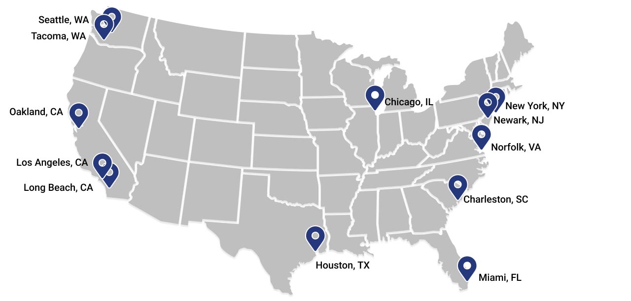 Innovative Transport Solutions Port locations